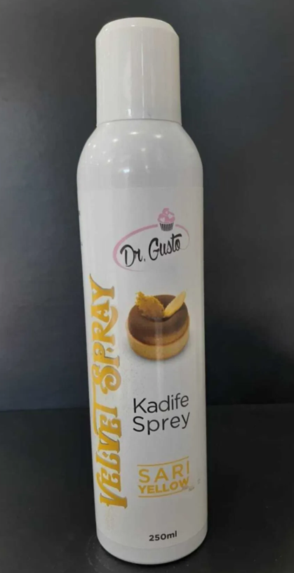 Dr.Gusto Kadife Sprey Boya Sarı 400 ml