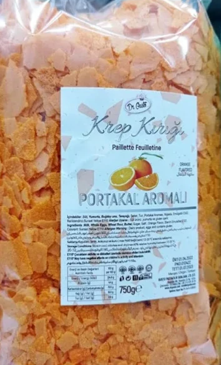 Dr.Gusto Krep Kırığı Portakal 750 gr