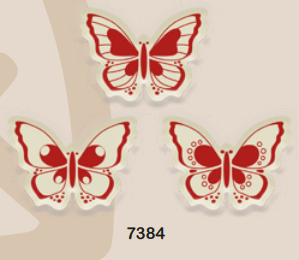 Dr.Gusto 7384 Dekor Çikolata Kelebek 288'li