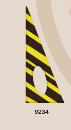 Dr.Gusto 9234 Dekor Çikolata Delikli Üçgen 288'li