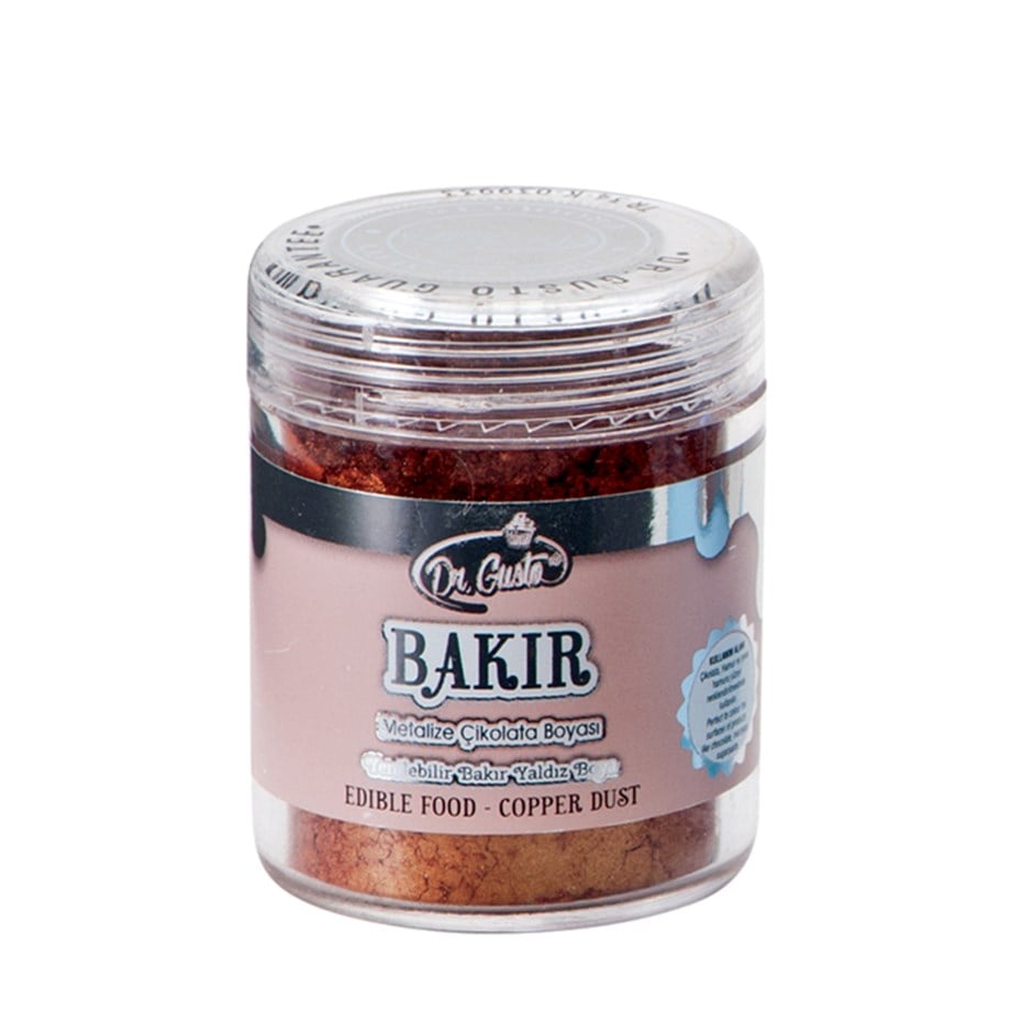 Dr.Gusto Yenilebilir Metalik Toz Bakır 10 gr
