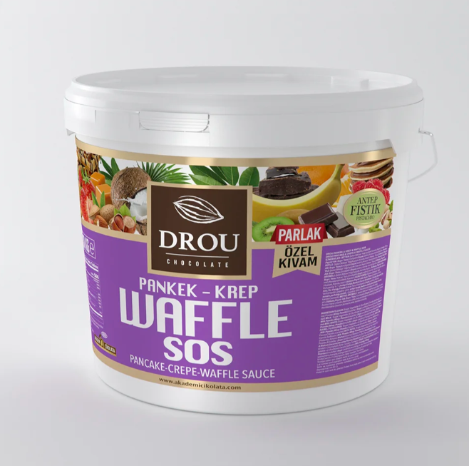 Drou Ekonomik Antep Fıstıklı Waffle Sos 10 kg
