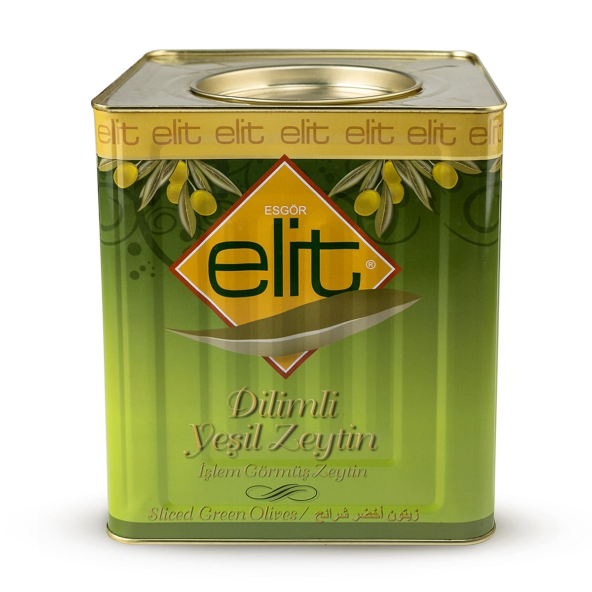 Elit Dilimli Yeşil Zeytin 8 kg