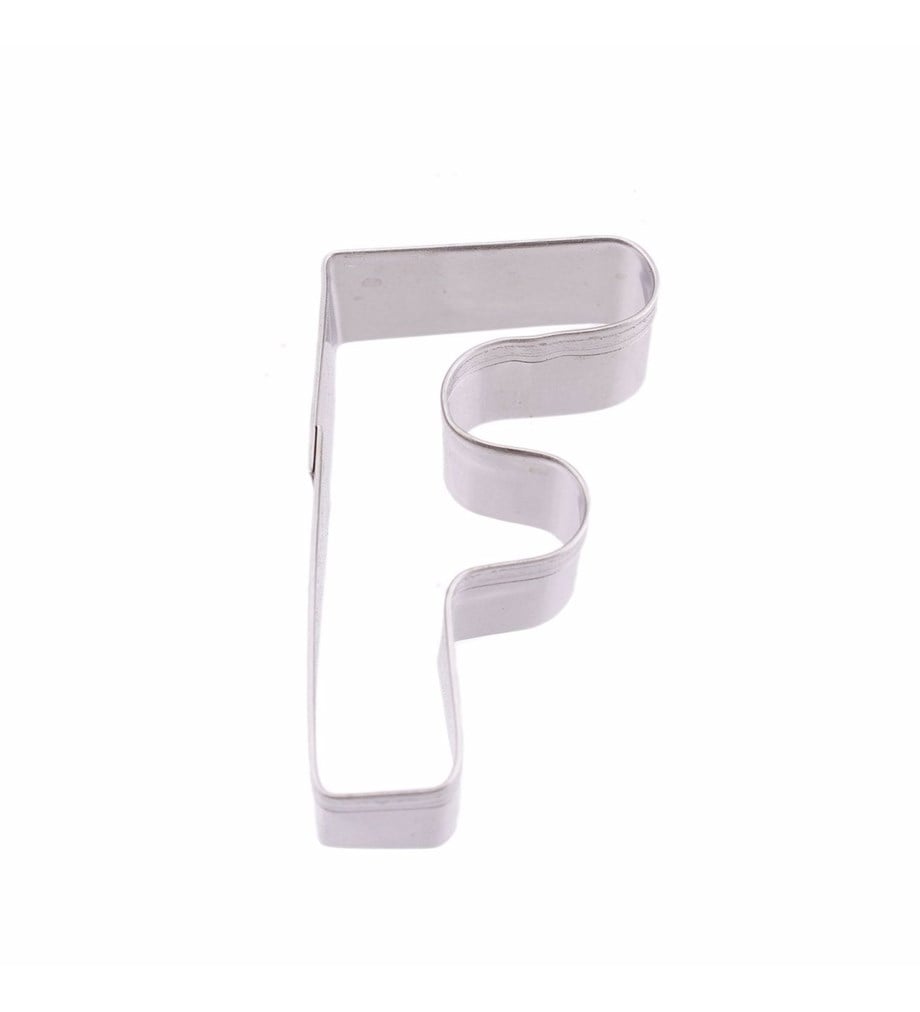 F Şekilli Metal Kurabiye Kalıbı Dk-F