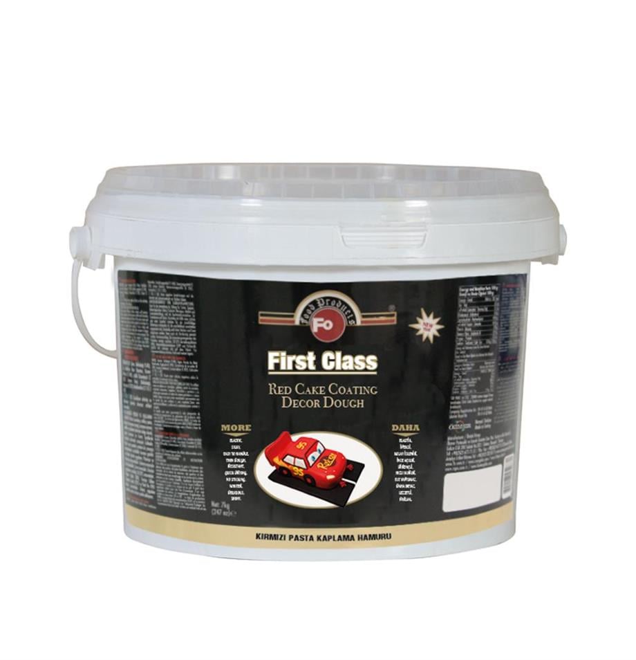 Fo First Class Kırmızı Dekor Kaplama Hamuru 7 kg