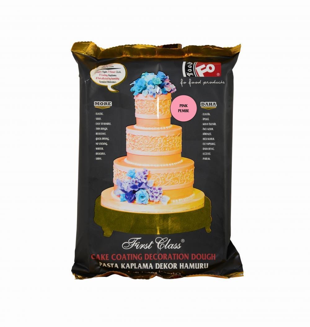 Fo First Class Pembe Dekor Kaplama Hamuru 1 kg