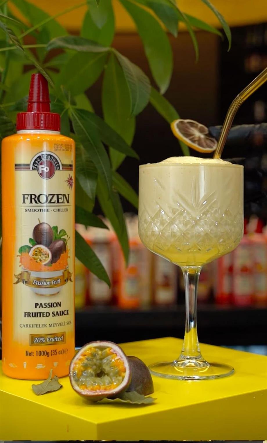 Fo Passion Fruit Çarkıfelek Aromalı  Püre 1 kg