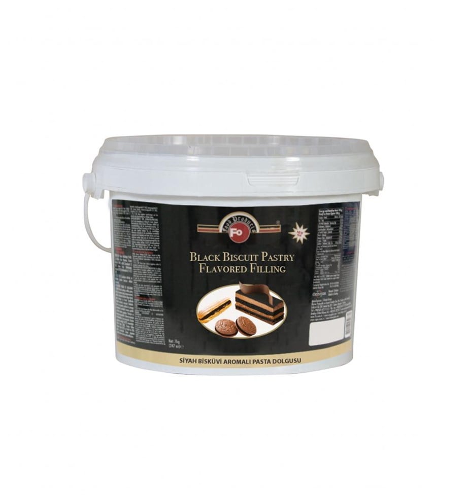 Fo Siyah Bisküvi Aromalı Filling Dolgu 7 kg