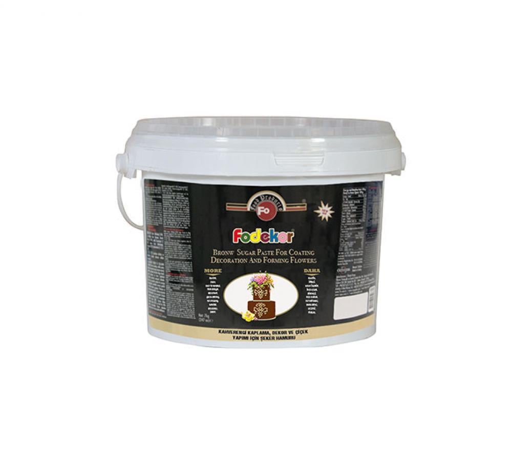 Fo Siyah Pasta Kaplama Şeker Hamuru 2,5 kg