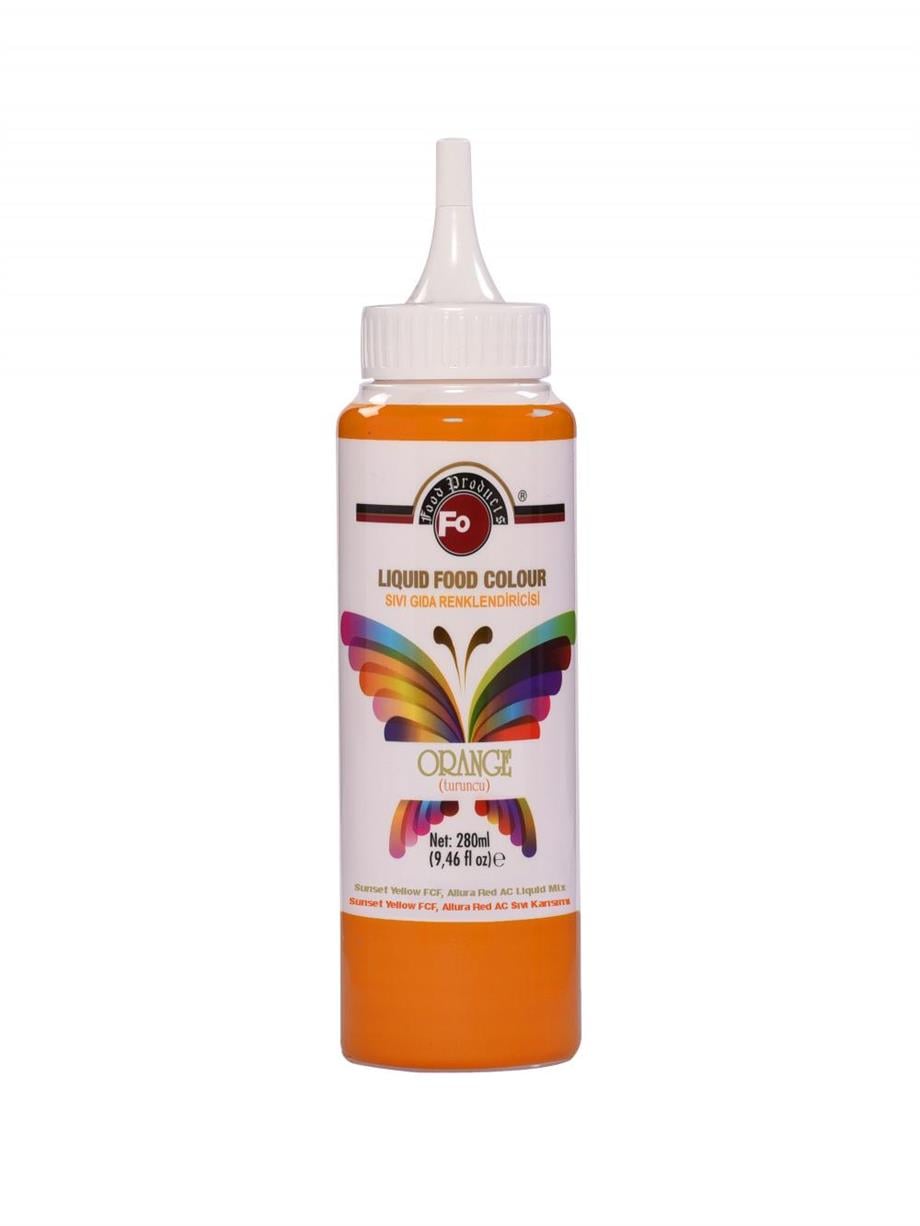 Fo Turuncu Sıvı Gıda Boyası 280 ml