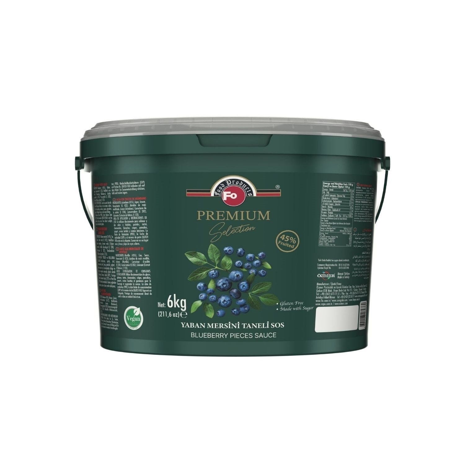 Fo Yaban Mersini Taneli Sos 6 kg
