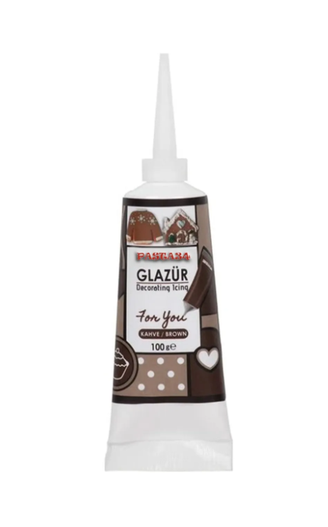 Glazür Tüp Kahverengi 100 gr