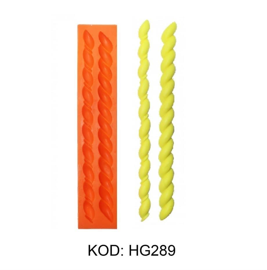 HG289 2'li Burgu Silikon Kalıbı