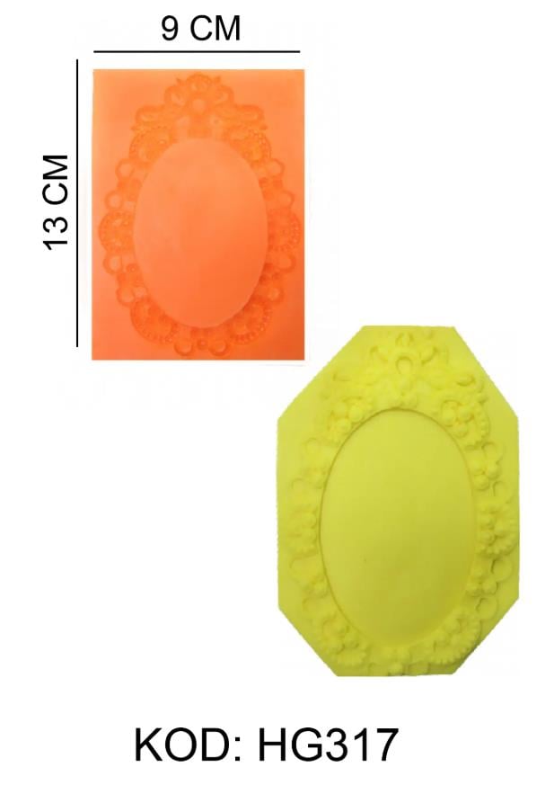 HG317 Ayna Figürlü Silikon Kalıbı