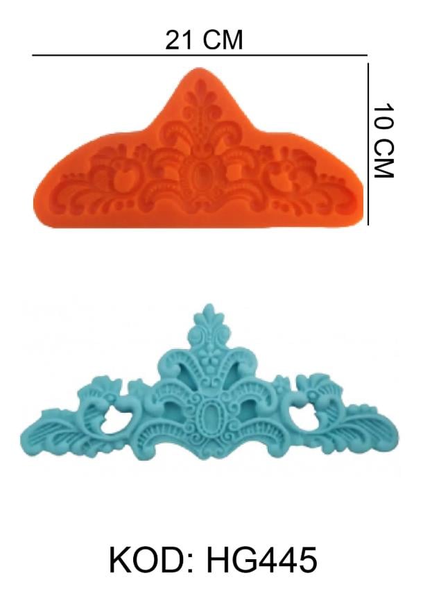 HG445 Motif Figürlü Silikon Kalıbı