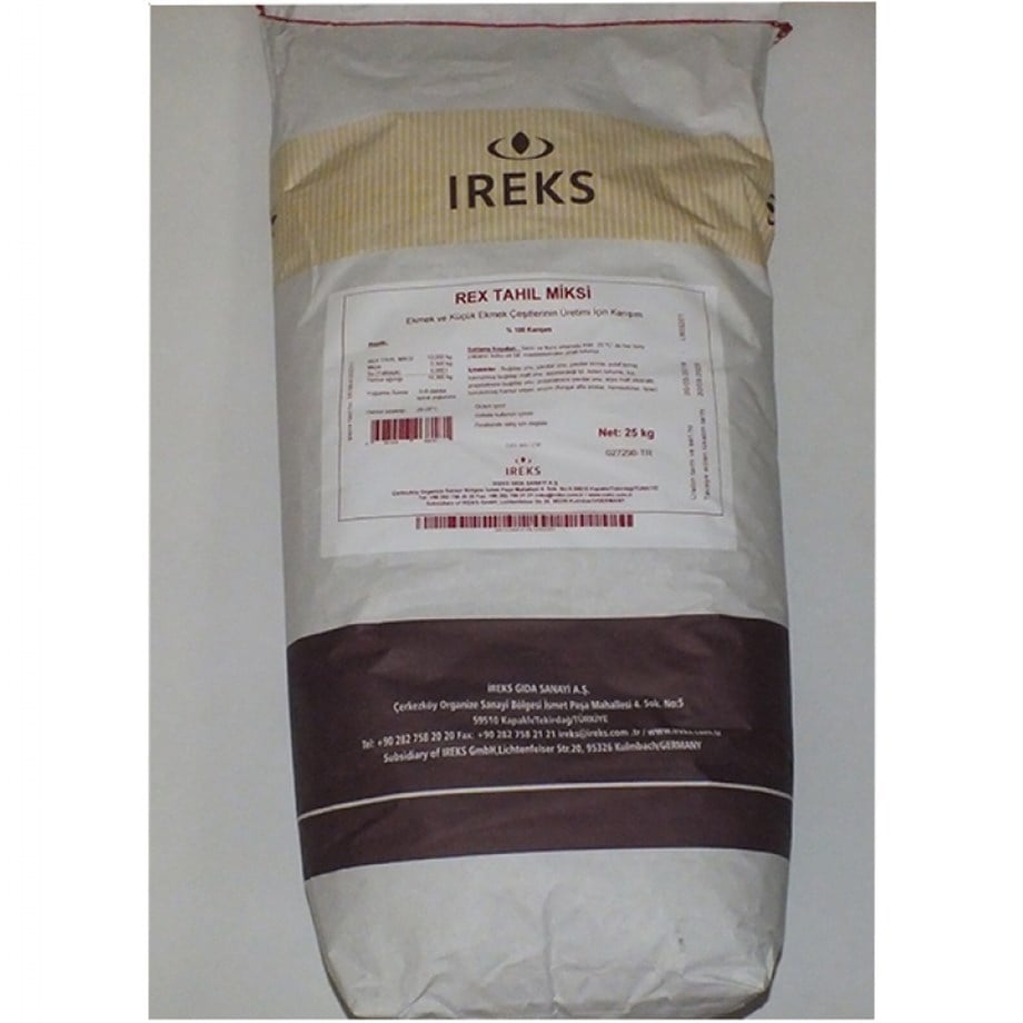 İreks Rex Tahıllı Ekmek Karışımı % 100 25 kg