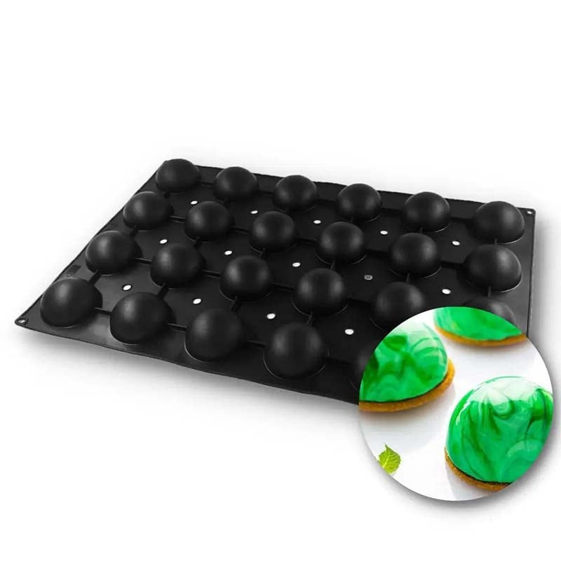 İthal K085 Silikon Kalıp 40x60 Yarım Küre (13655)