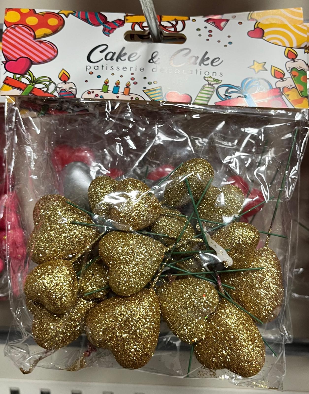 Kalpli Pasta Üstü Renkli Süs