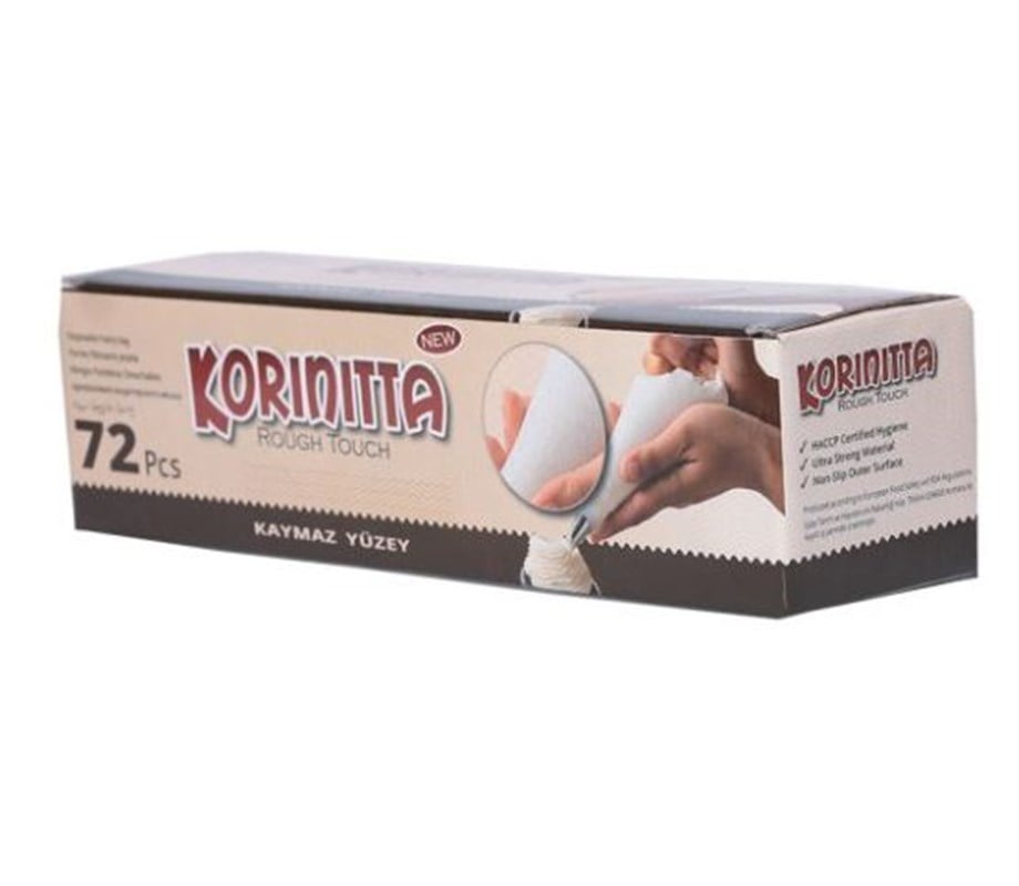 Korinitta Ekstra Krema Torbası Tek Kullanım 72'li