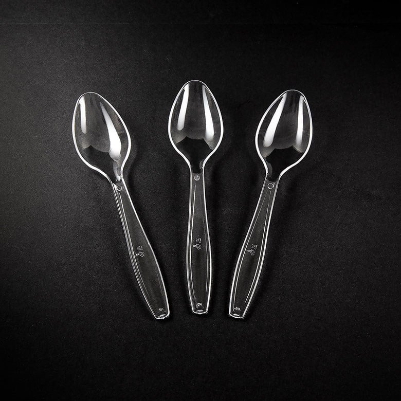 Mic Ultra Lüks Plastik Renkli 4,3 gr Sup Tatlı Kaşığı 50'li (Mc-74)