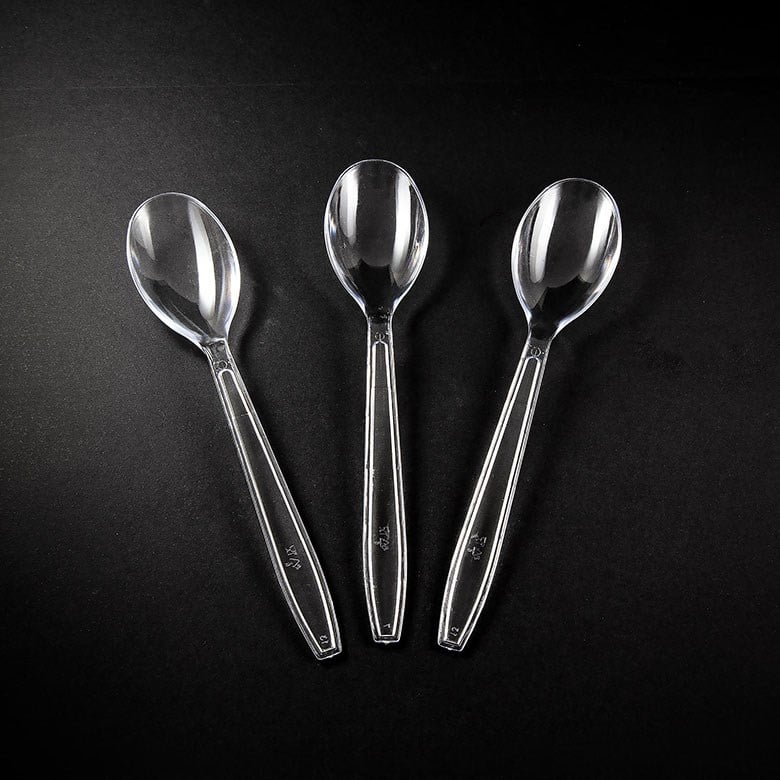 Mic Ultra Lüks Plastik Renkli 6,5 gr Kaşık 50'li (Mc-73)