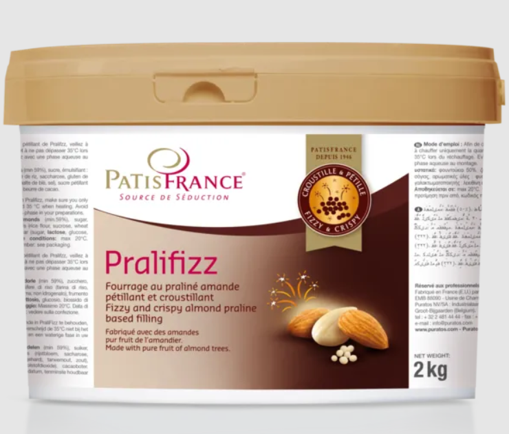Puratos 4001563 Pralifizz Patlayan Şekerli Pralin 2 kg