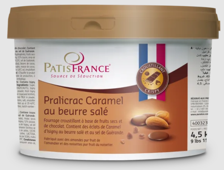 Puratos 4003235 Pralicrac Tuzlu Karamel Pralin 4,5 kg