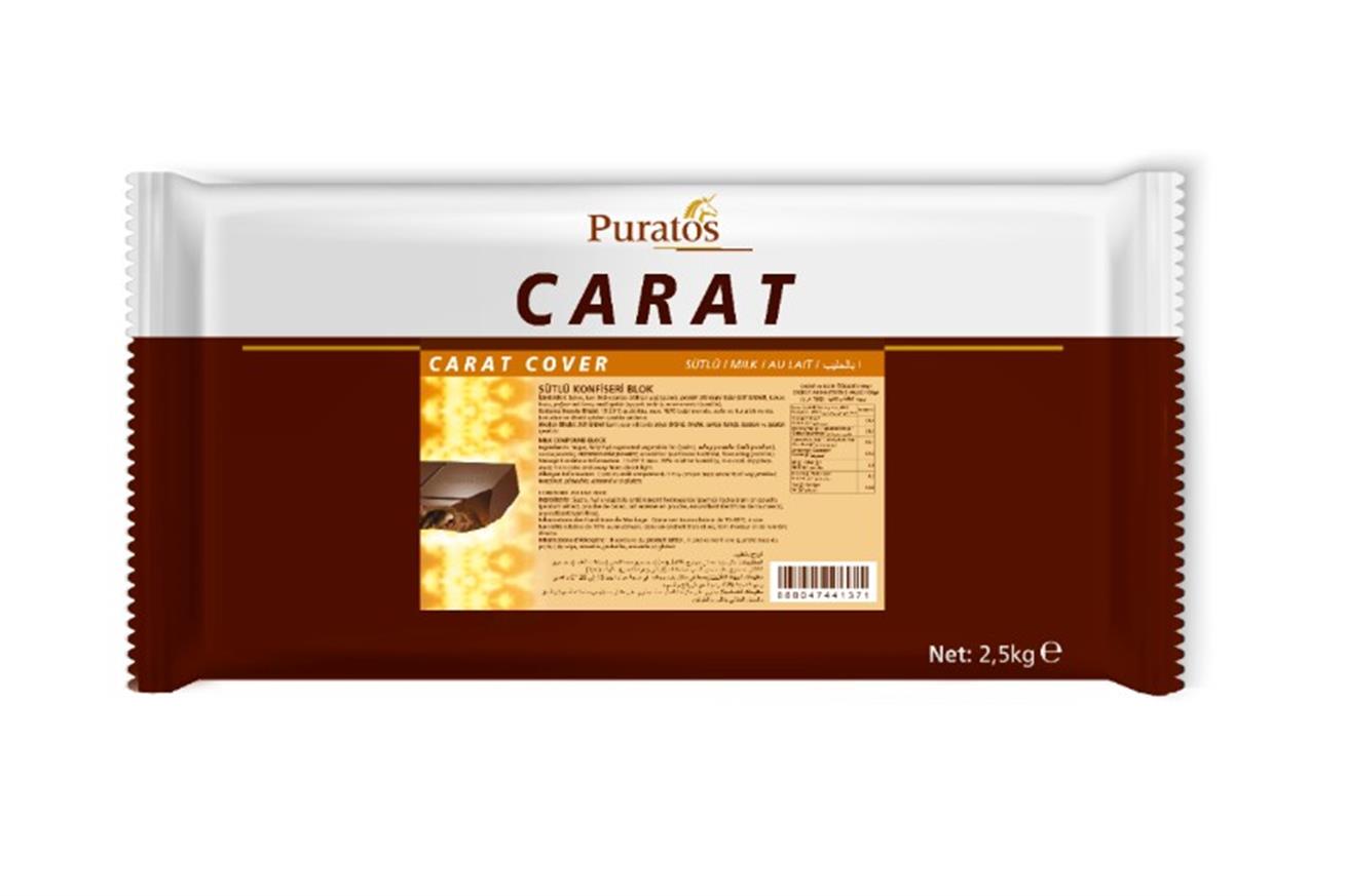 Puratos 4008566 Carat Cover Sütlü Konfiseri 2,5 kg