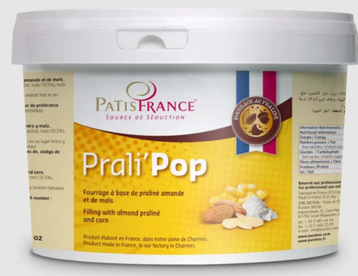 Puratos 4014446 Prali'Pop Bademli Mısırlı Pralin 2 kg