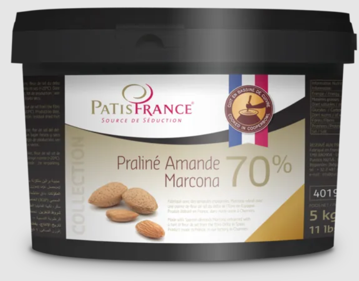 Puratos 4019471 Marcona Bademli Pralin 5 kg
