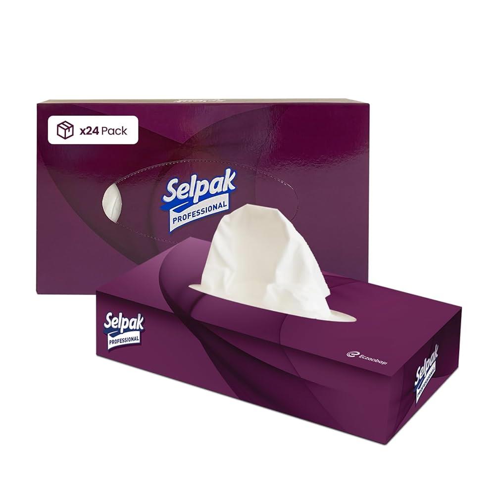 Selpak Professional Extra Kutu Mendil 21 x 18 cm 80 Yaprak x 24 Adet (7906621)