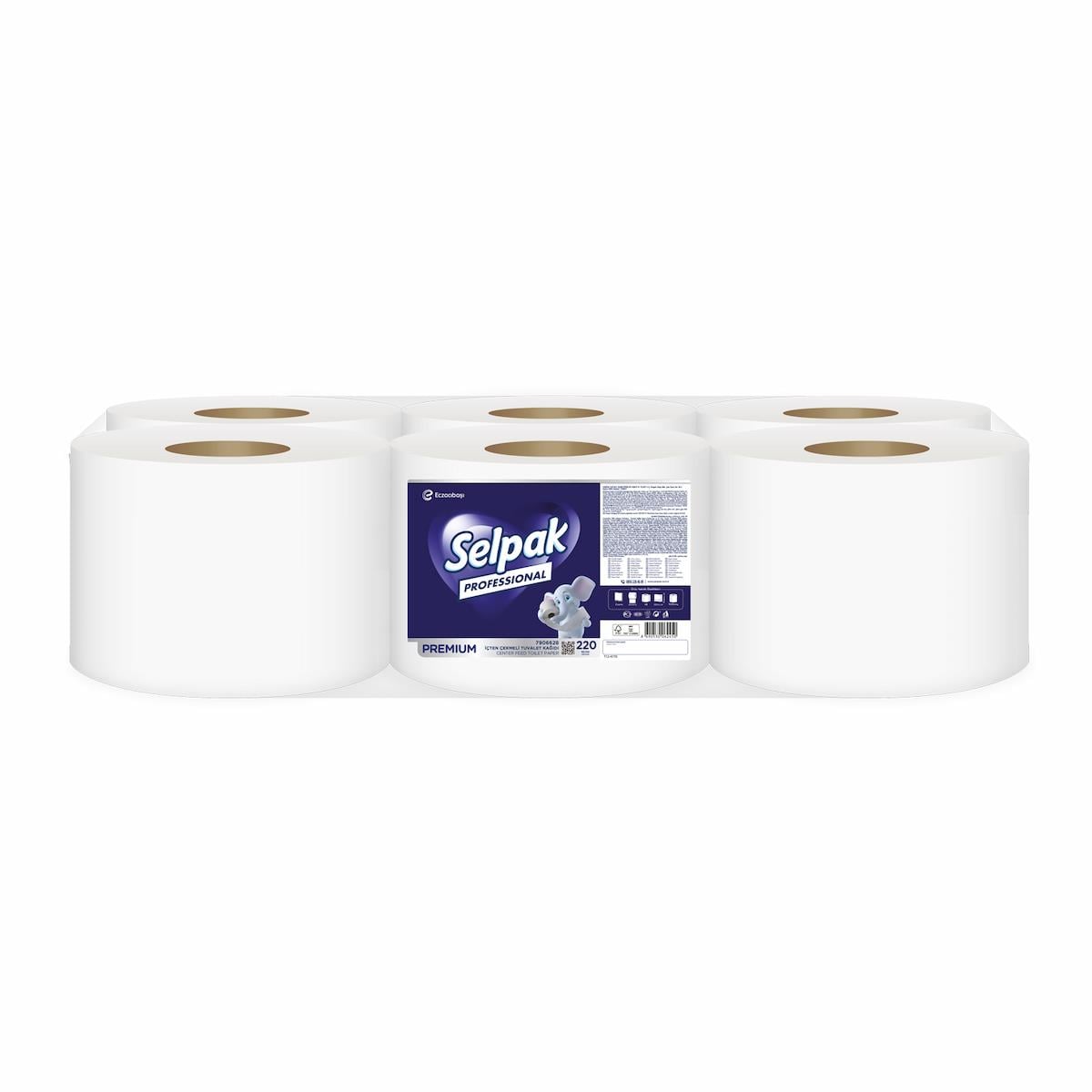 Selpak Professional İçten Çekmeli Tuvalet Kağıdı 220 mt 7906628 KL6