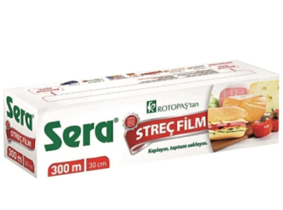 Sera Streç Film 30 cm x 300 mt 8 Micron (Alt. )