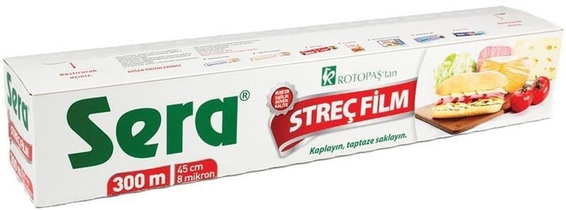 Sera Streç Film 45 cm x 300 mt 8 Micron (Alt. )