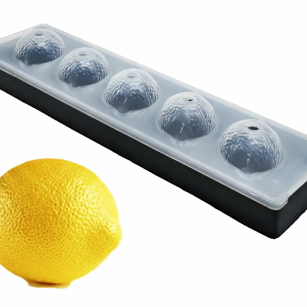 Silikon Desenli Limon Adet Pasta Kalıbı 5'li (21513)