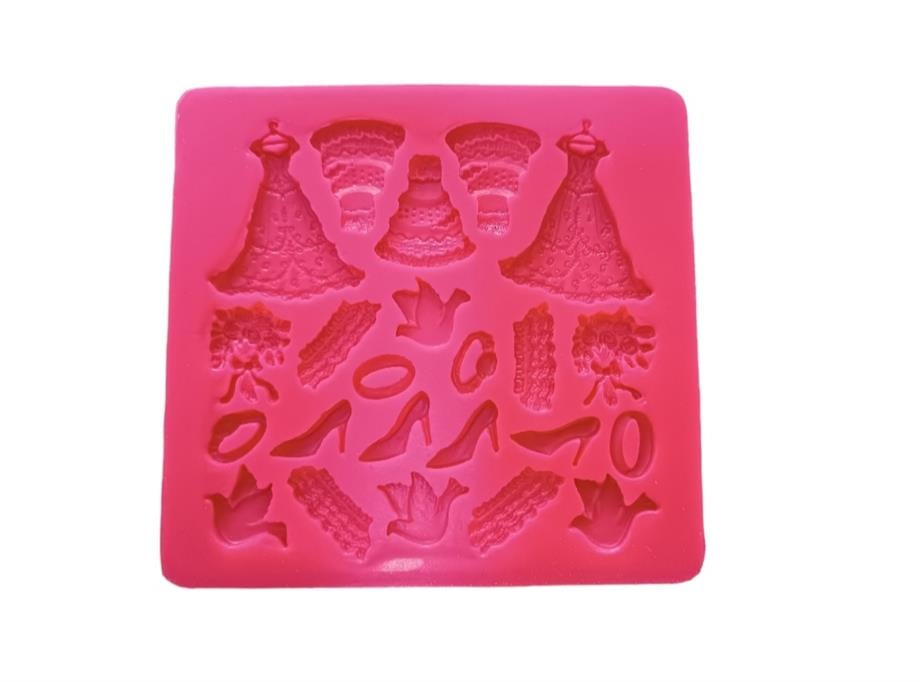 Silikon Kalıp Gelinlik Set