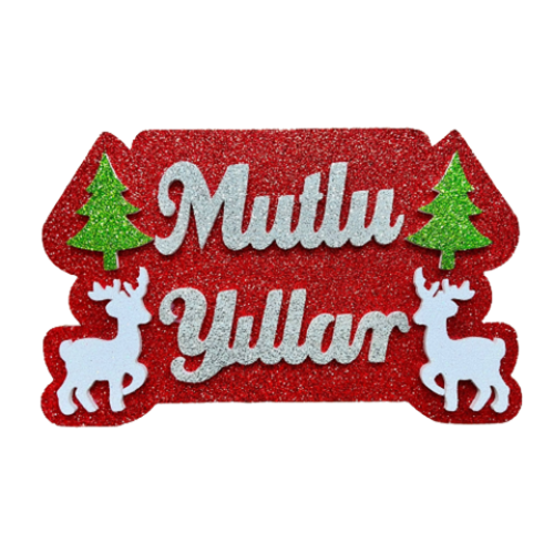 Strafor Geyikli Mutlu Yıllar