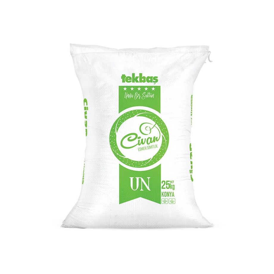 Tekbaş Civan Buğday Unu Esmer Simitlik 25 kg