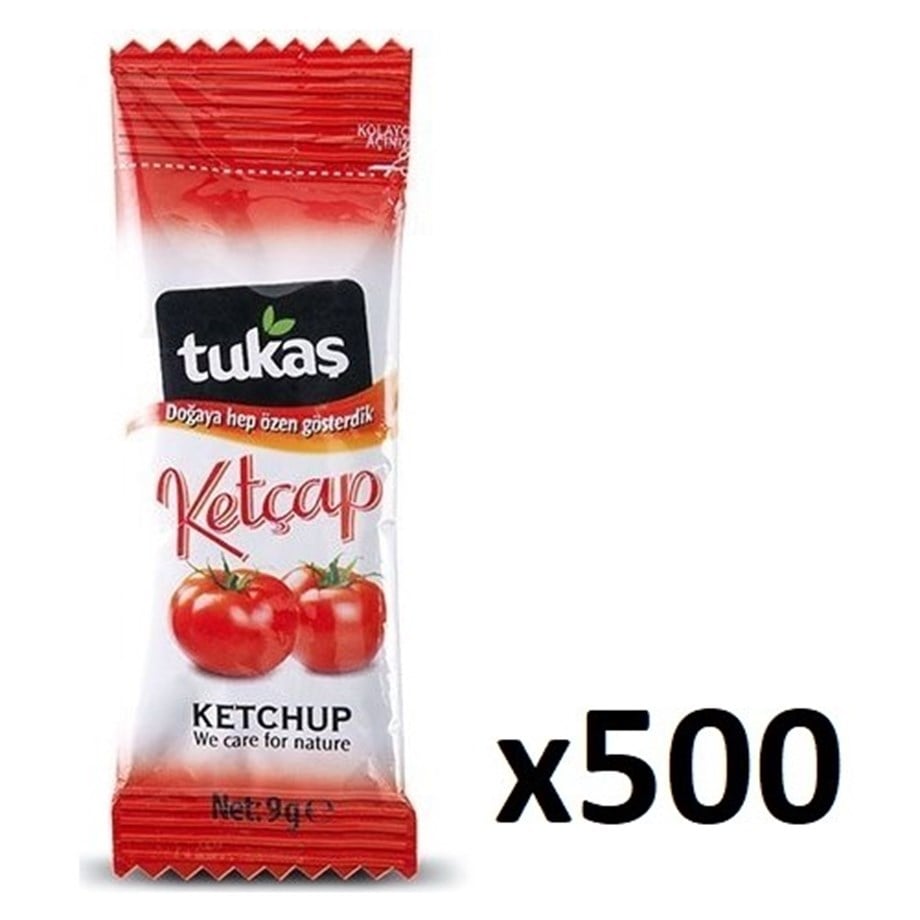 Tukaş Poşet Ketçap 9 gr 500'lü