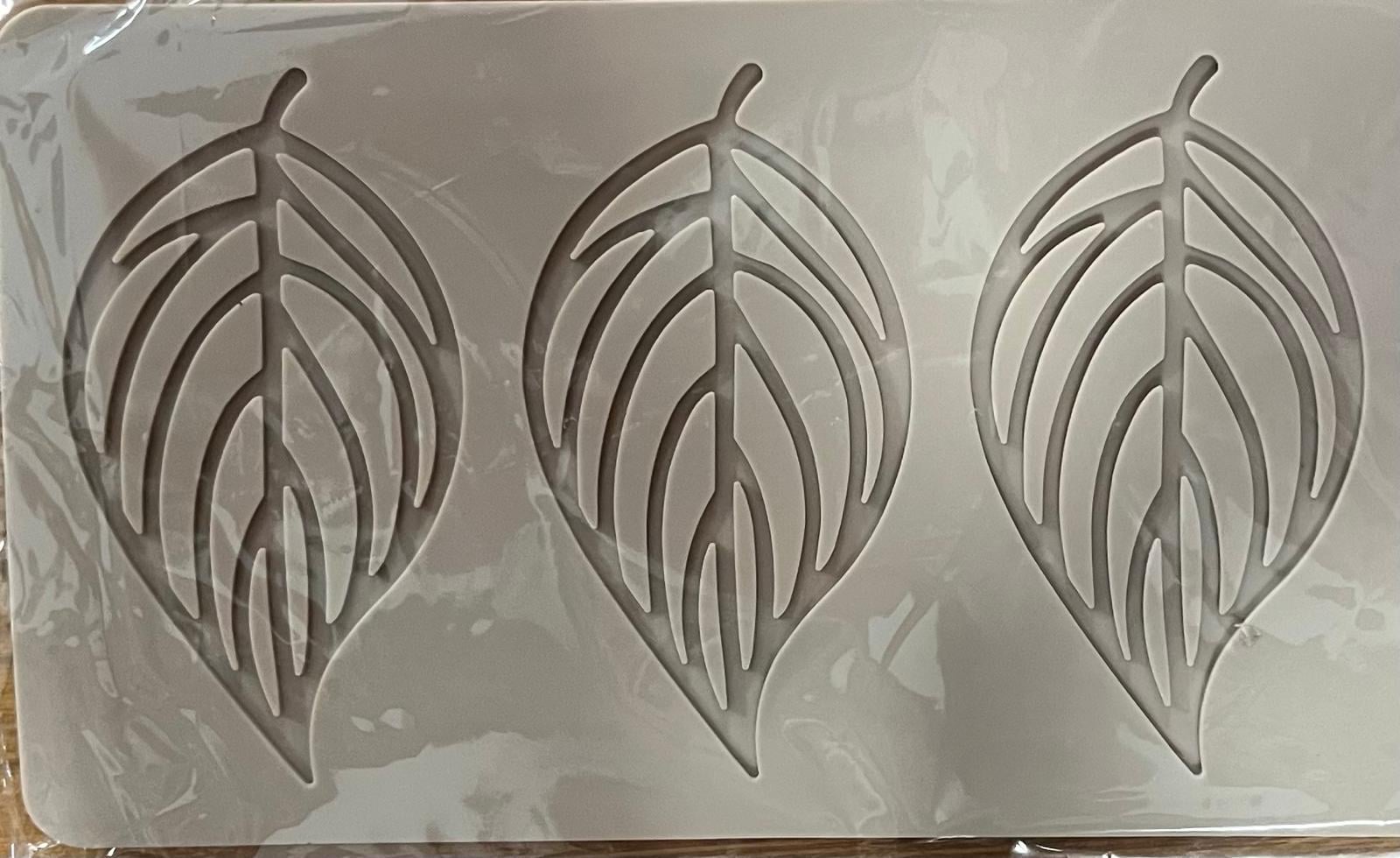 Yaprak Desenli Dantel Silikonu 4'lü