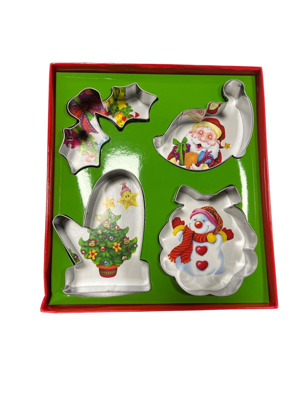 Yılbaşı Kurabiye Metal 4'lü Set BS-313