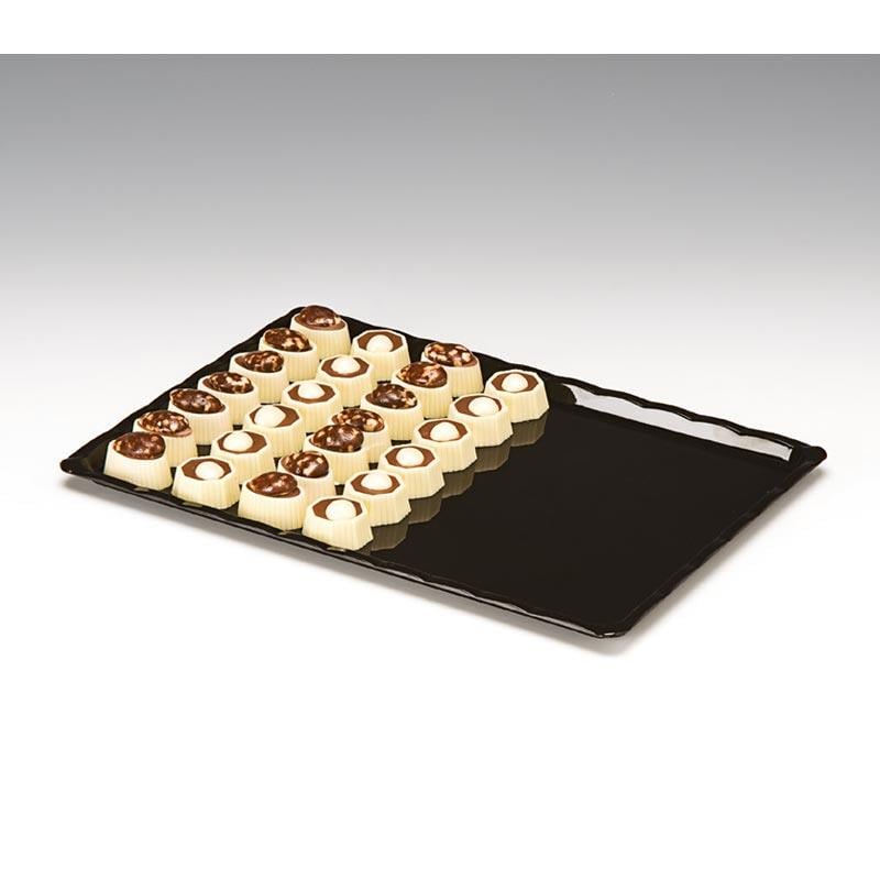 Zicco Polycarbonat Çikolata Teşhir Siyah 20x30 Kod:Zcp 225