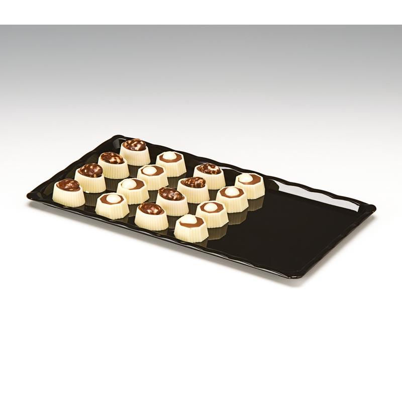 Zicco Polycarbonat Çikolata Teşhir Siyah 15x30 Kod:Zcp 224