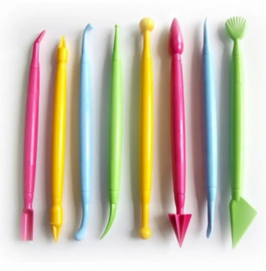 Zn 123 Marzipan Kalem 8'li Set Renkli