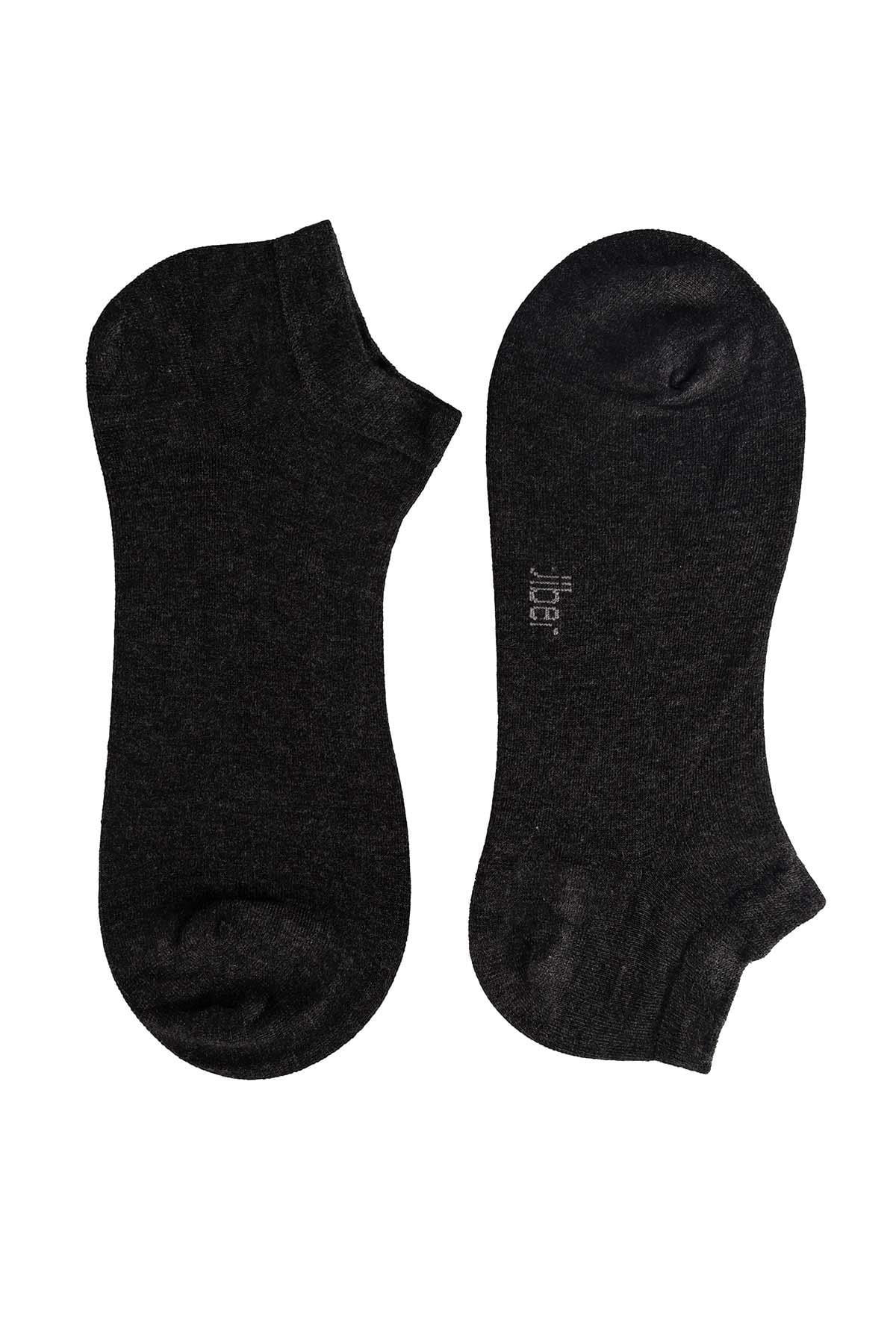 Erkek 12'li Bambu Patik Çorap 6750 Antrasit  JBR6750.0012