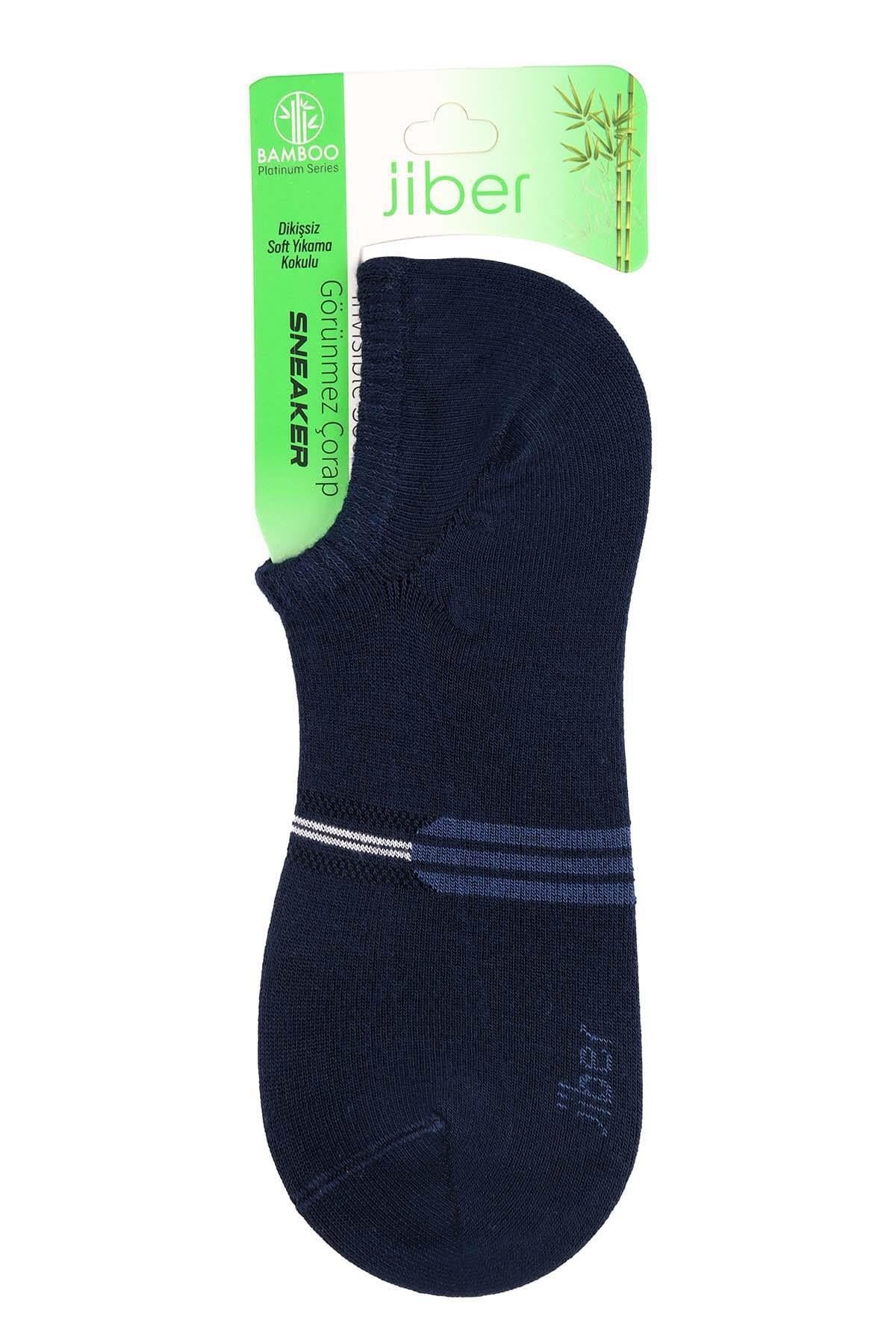 Erkek 12'li Asorti Bambu Sneaker Çorap 7053