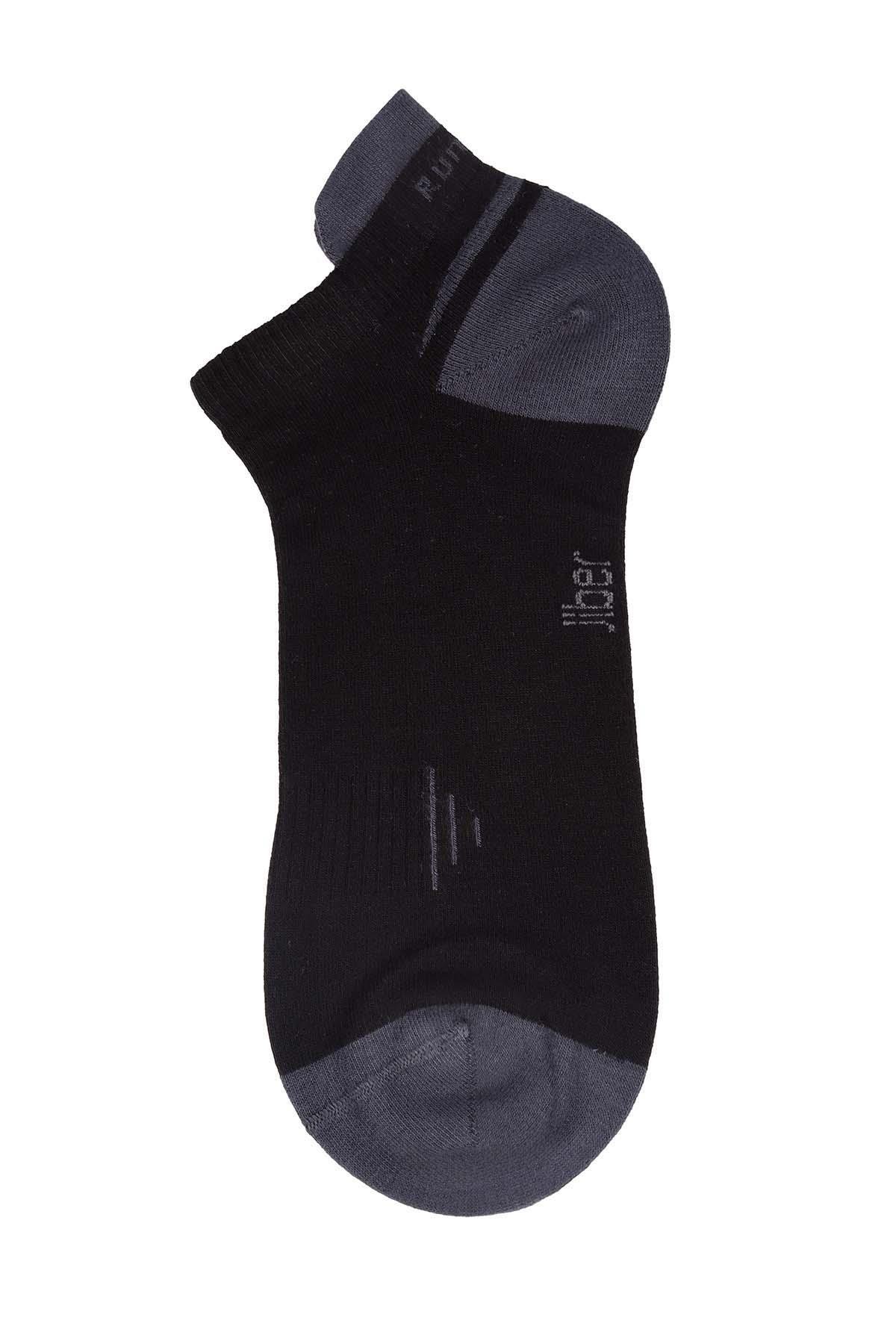 Erkek 12'li Bambu Patik Çorap 6763 SİYAH  JBR6763.0000012