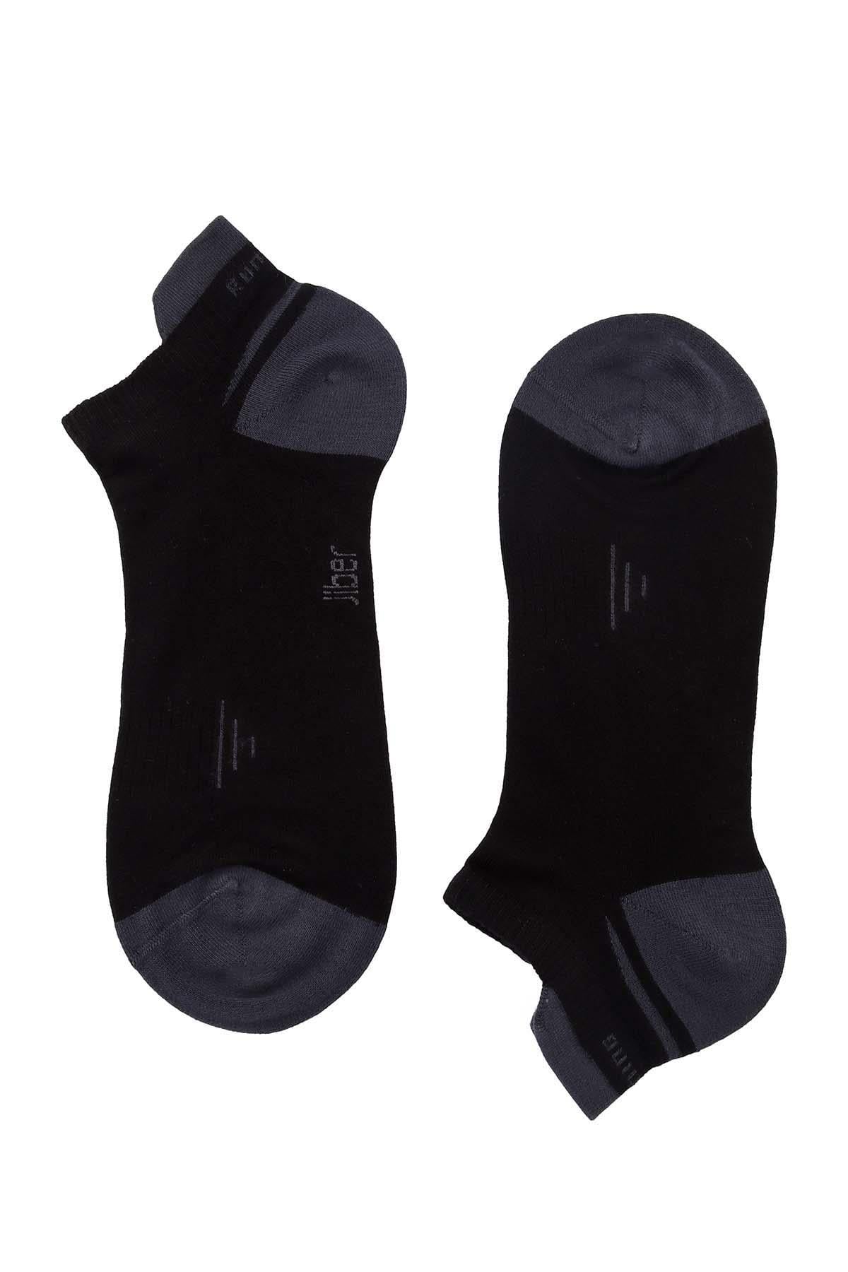 Erkek 12'li Bambu Patik Çorap 6763 SİYAH  JBR6763.0000012