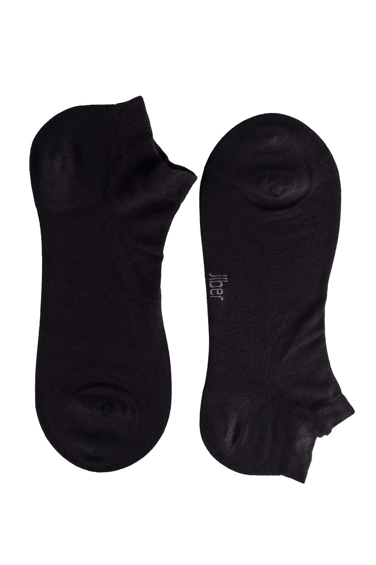 Erkek 12'li Bambu Patik Çorap 6750 Füme  JBR6750.0012
