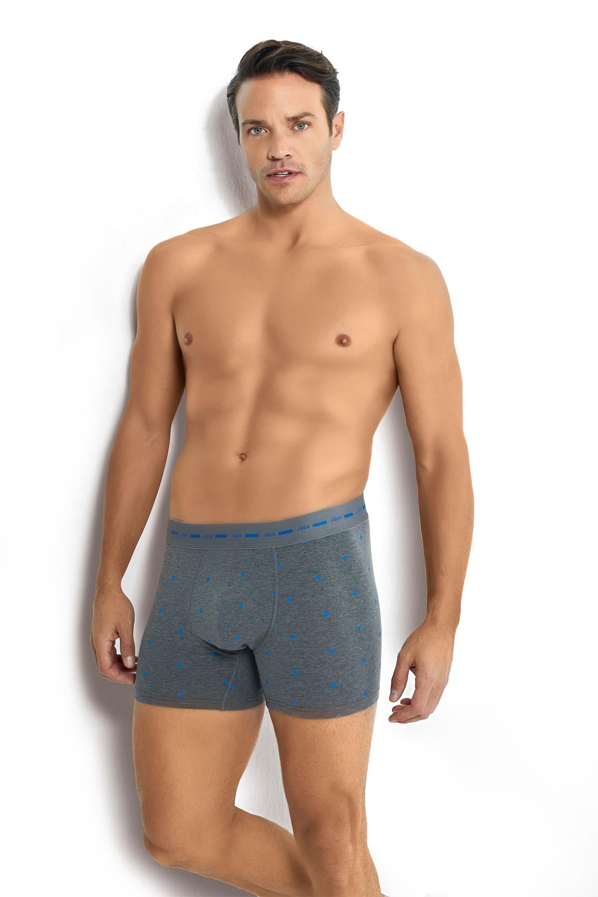Erkek 3'lü Likralı Asorti Boxer 283 Asorti  JBR283.0000001